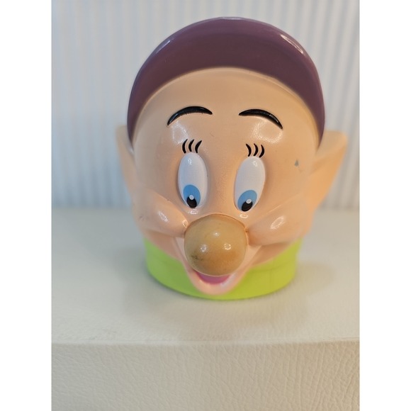 Disney Other - Vintage Disney DOPEY 3D Ceramic Coffee Mug Snow White & the Seven Dwarfs Figural